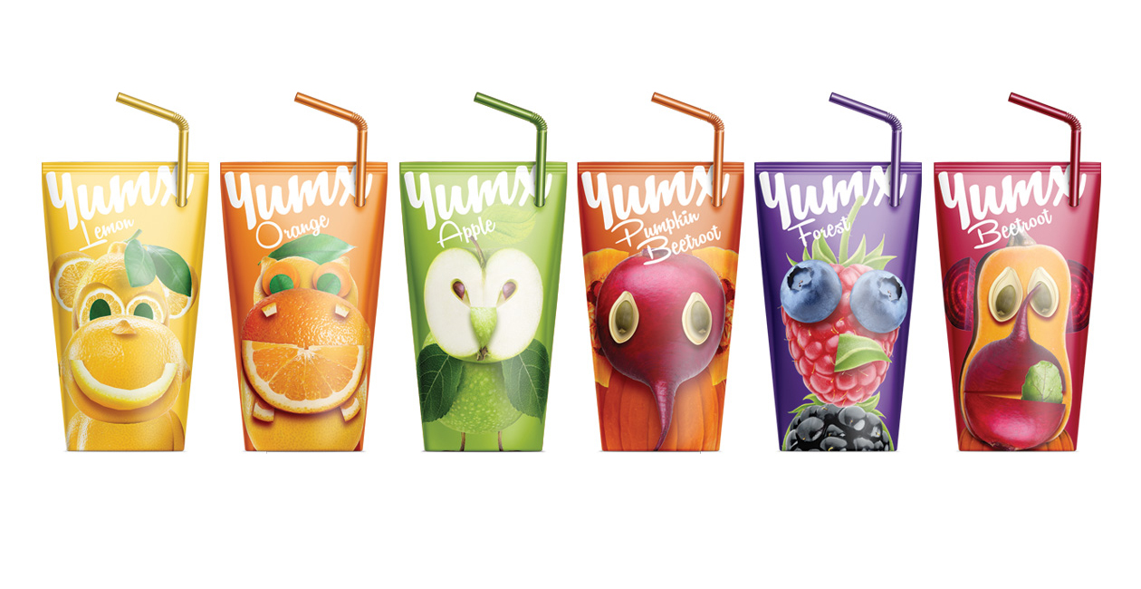 好玩的果汁西安四喜品牌包装设计